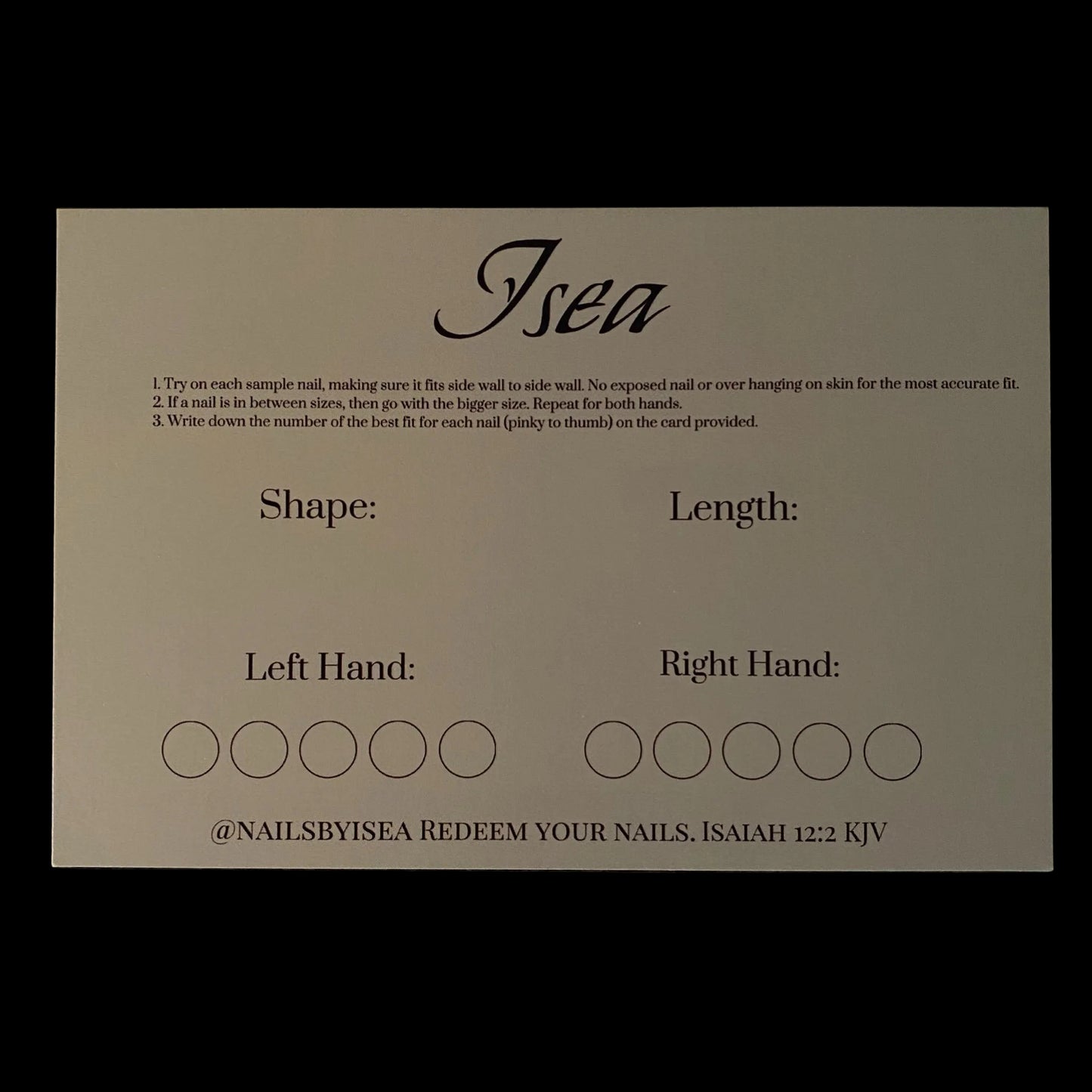 Sizing Kit